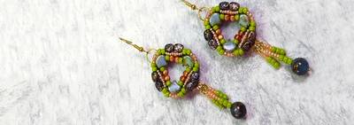 NEW FREE PATTERN FOR COLOURFUL EARRINGS