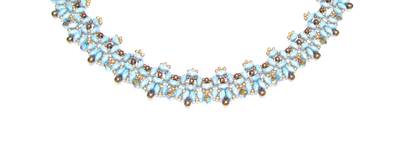 IMITATE THE TENDER DESIGN OF THE LACE WITH SUPERDUO BEADS
