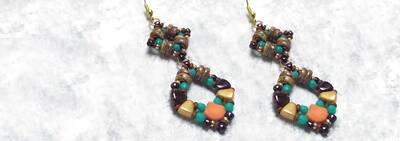 NEW FREE PATTERN FOR TWO-PIECE EARRINGS.