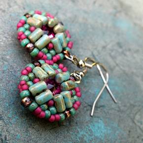 Mosaic earrings