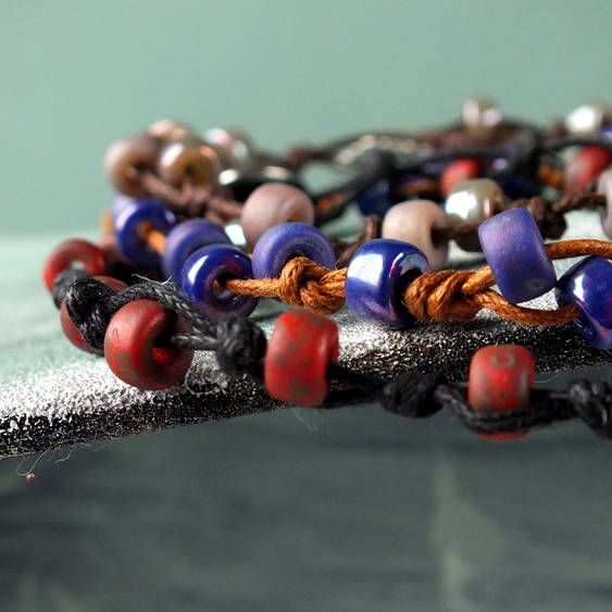 "Wax Cord" bracelet